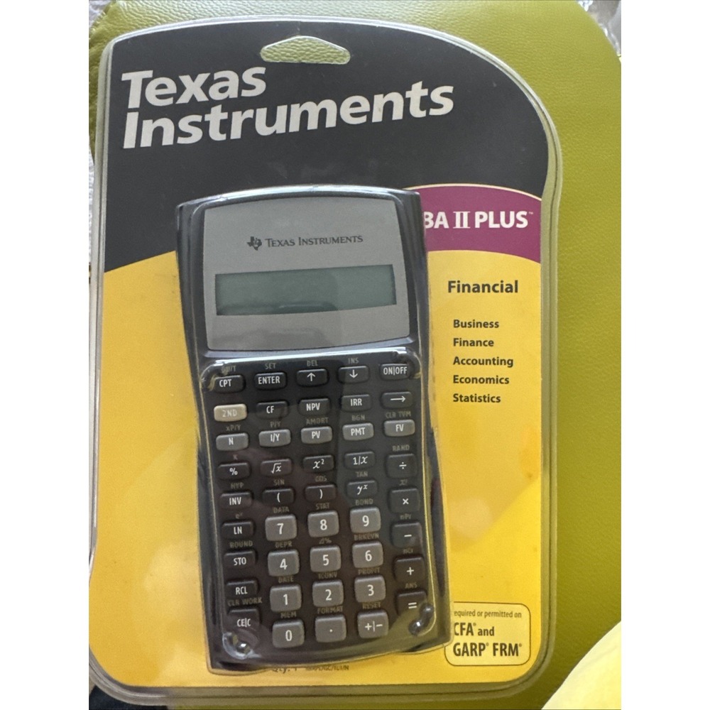 Texas Instruments - BA II Plus - Professional Financial Calculator NEW